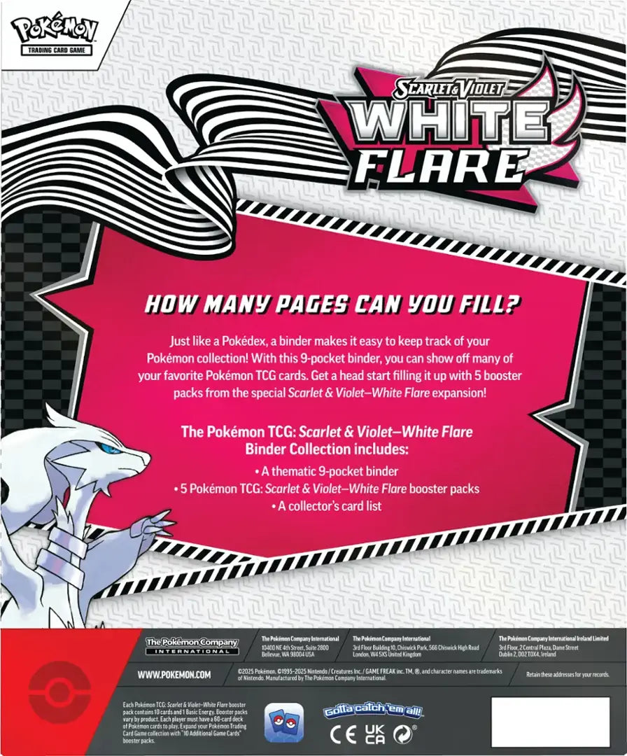 White Flare Binder Collection