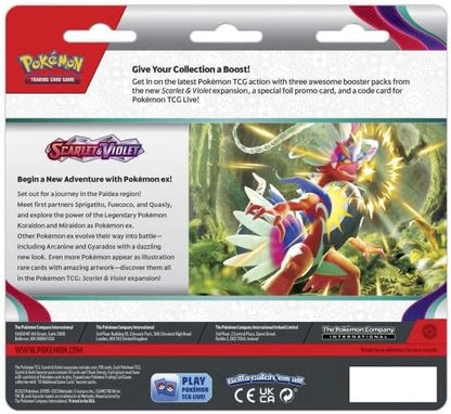 Scarlet & Violet  3 Pack Blister