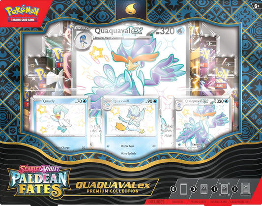 Paldean Fates Pokémon ex Premium Collection (Quaquaval EX)