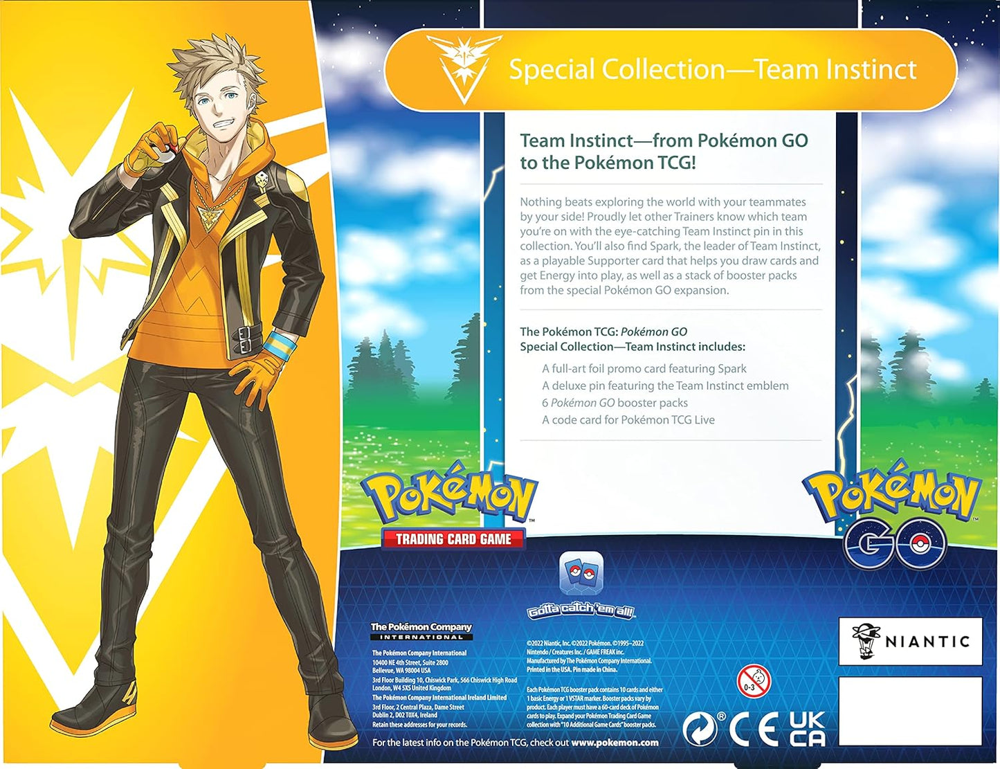 Pokemon Go Special Team Collection (Team Instinct)