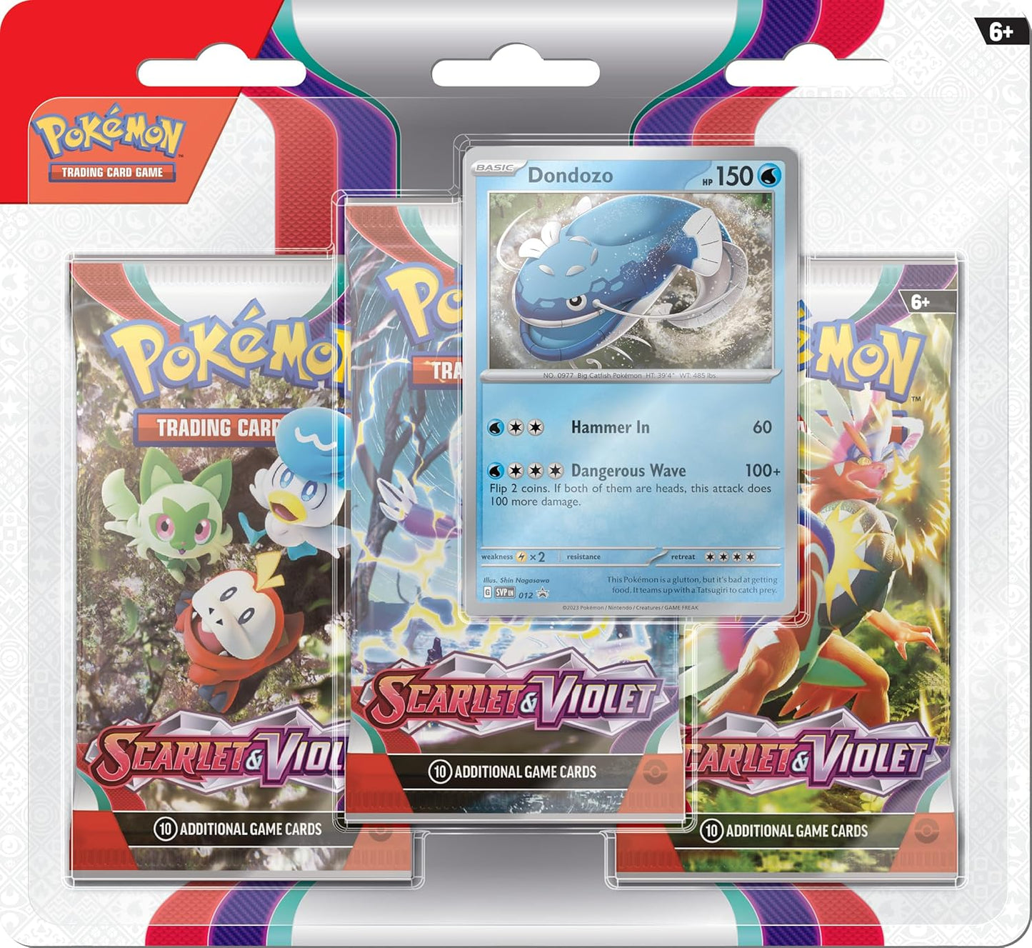 Scarlet & Violet  3 Pack Blister