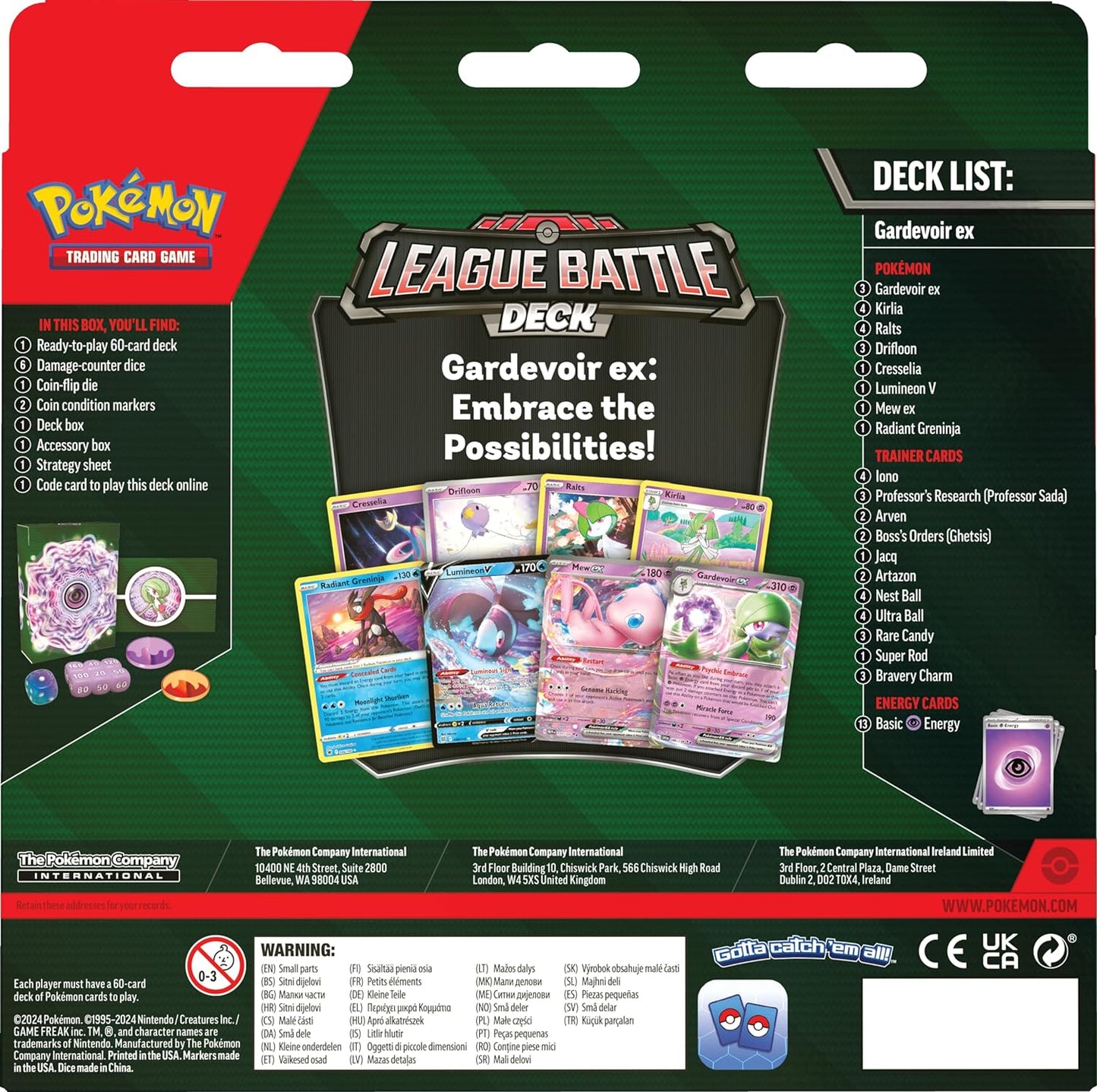 Gardevoir EX Battle Deck