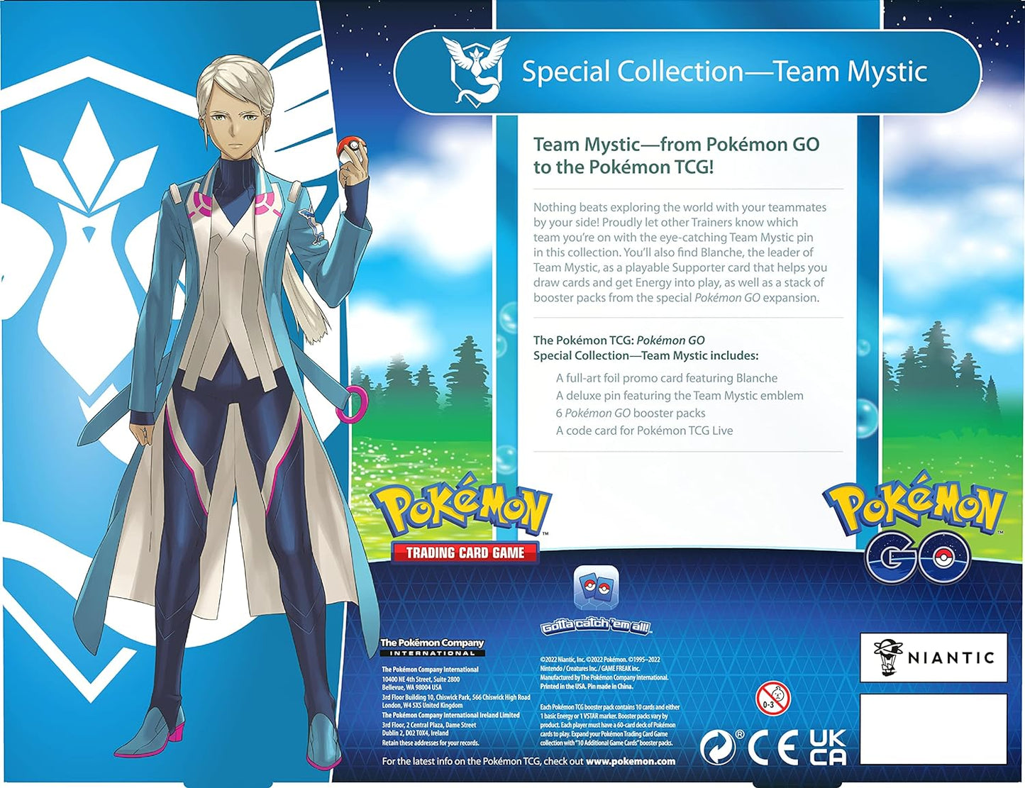 Pokemon Go Special Team Collection (Team Mystic)