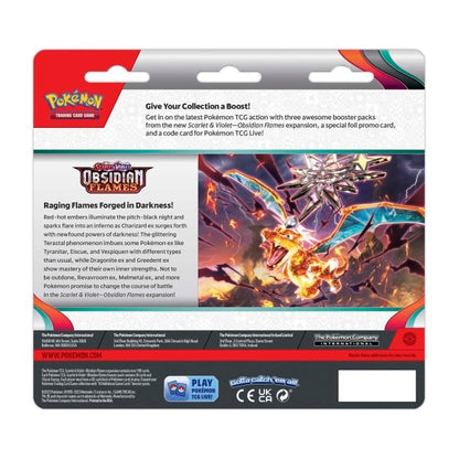 Obsidian Flames 3 Pack Blister (1 Drawn At Random)