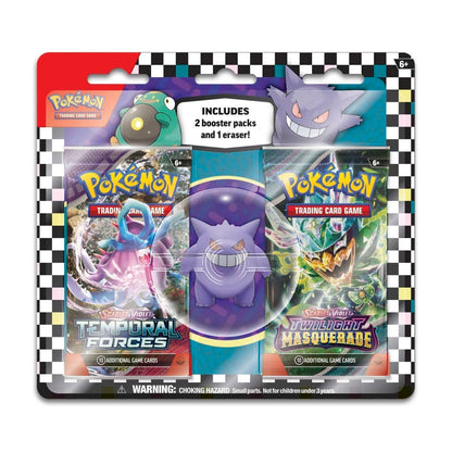 2 Booster Packs and Gengar Eraser