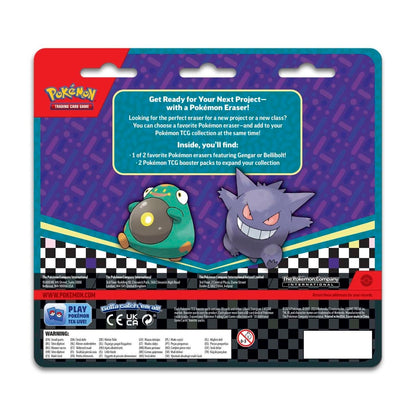 2 Booster Packs and Gengar Eraser